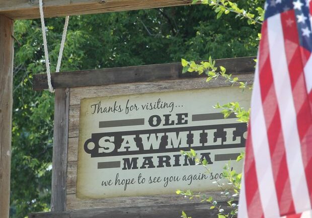 ole-sawmill-marina-sign